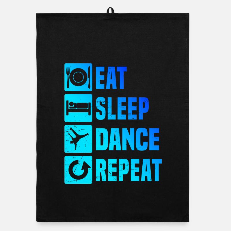 Gift Idea for a Hip Hop Dancer with Breaking Organic dish towel