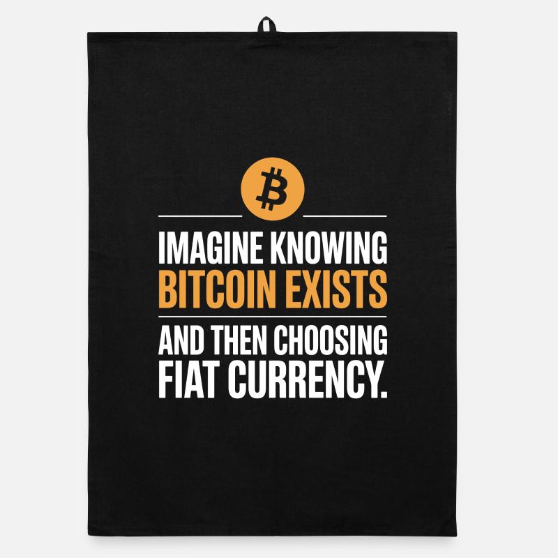 Bitcoin Imaginez savoir que Bitcoin existe crypto BTC Torchon bio