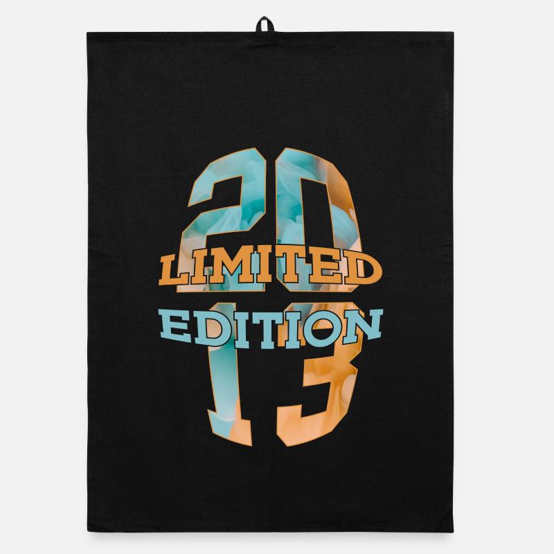 ÉDITION LIMITÉE 2013 13 ANS 13E ANNIVERSAIRE Torchon bio