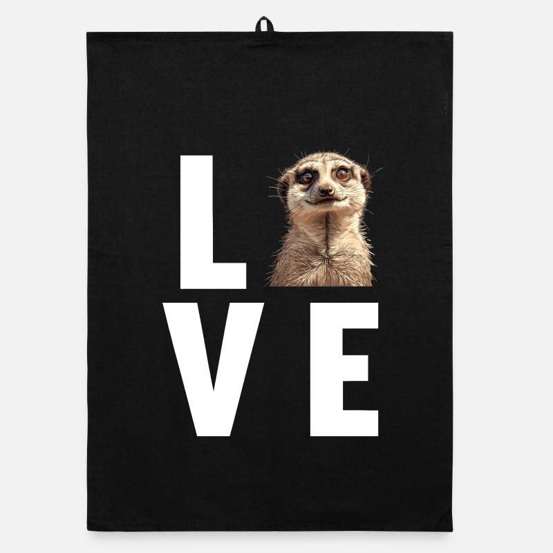 Suricate Erdmännchen Torchon bio