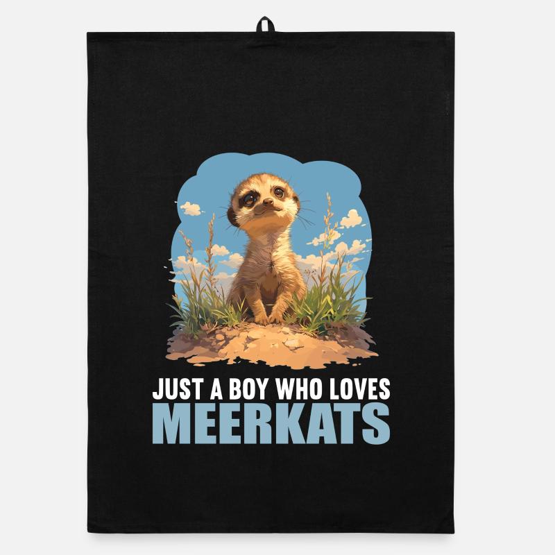 Suricate Erdmännchen Torchon bio