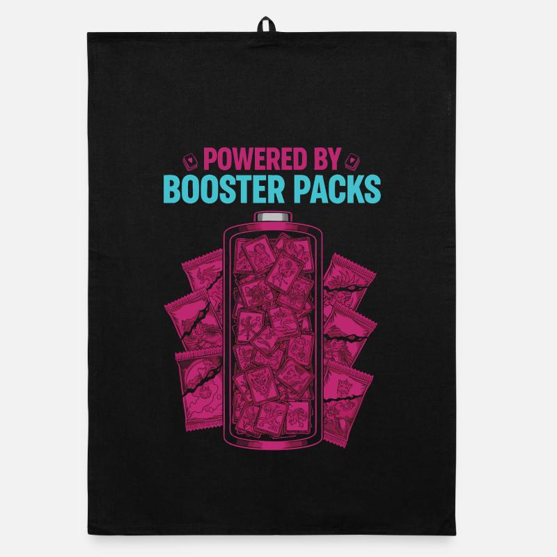 Boosté par des boosters Collectionneur de cartes à collectionner Torchon bio