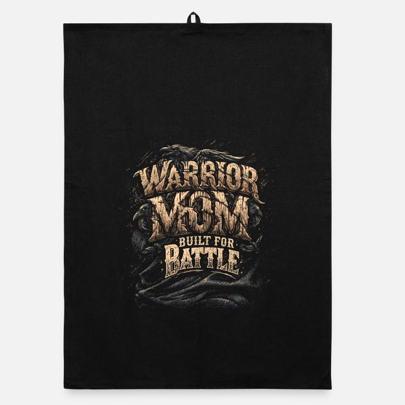 Warrior Mom Organic dish towel