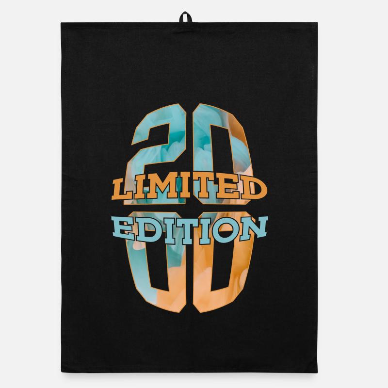 ÉDITION LIMITÉE 2000 26 ANS 26E ANNIVERSAIRE Torchon bio