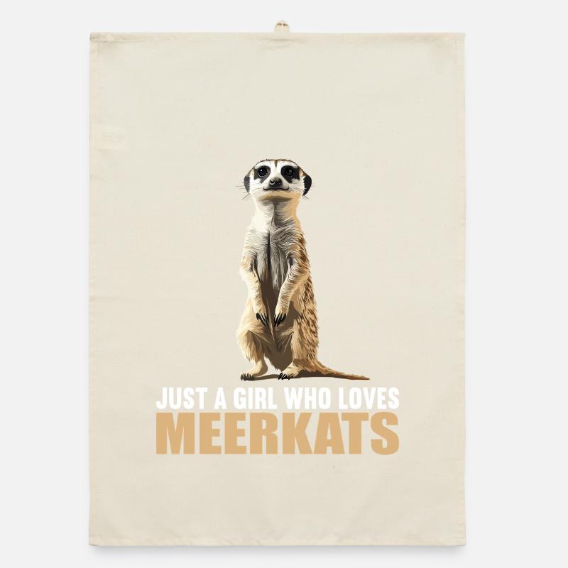 Suricate Erdmännchen Torchon bio