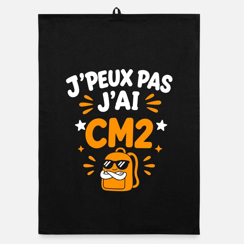 J'peux pas j'ai CM2 Torchon bio