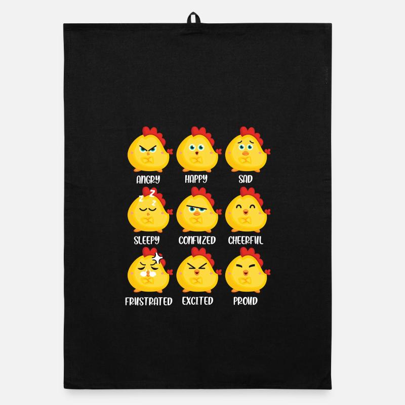 Poulets Whisperer Poulets Poulets Poulets Gardiens de poulets Torchon bio