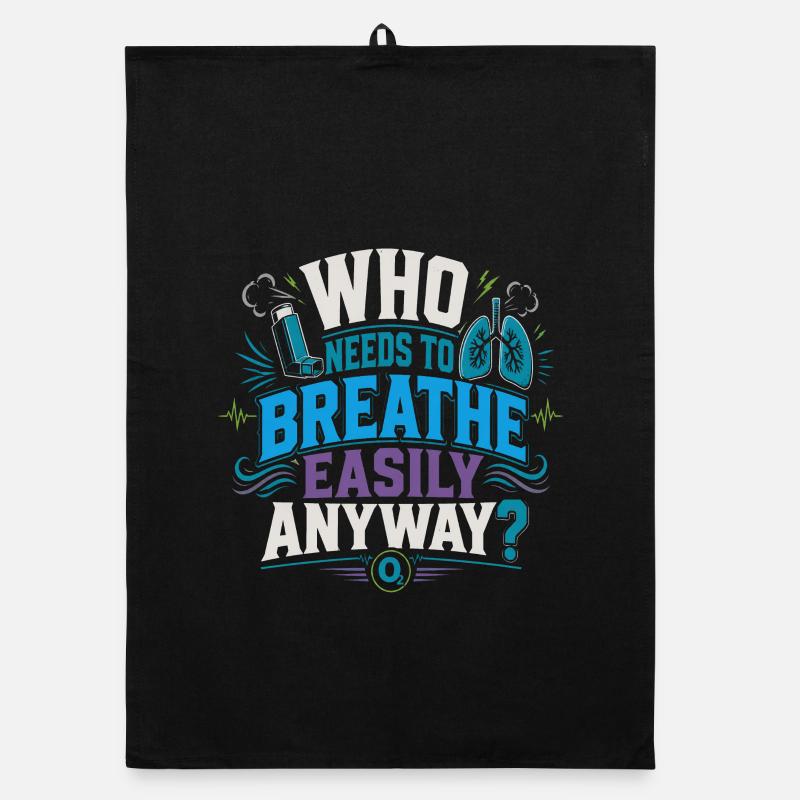 Asthma Asthmatics Organic dish towel