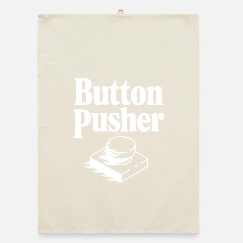 Button Pusher Organic dish towel