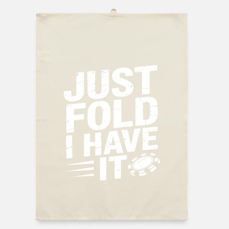 just fold I have it Organic dish towel
