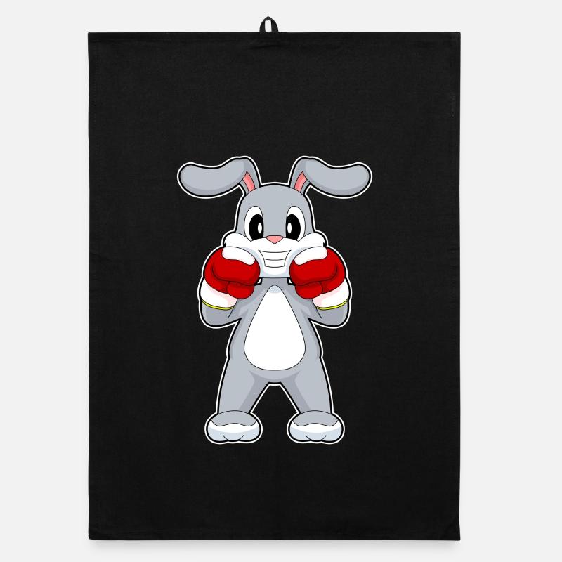 Bunny Boxer Gants de boxe Boxe Boxe Torchon bio