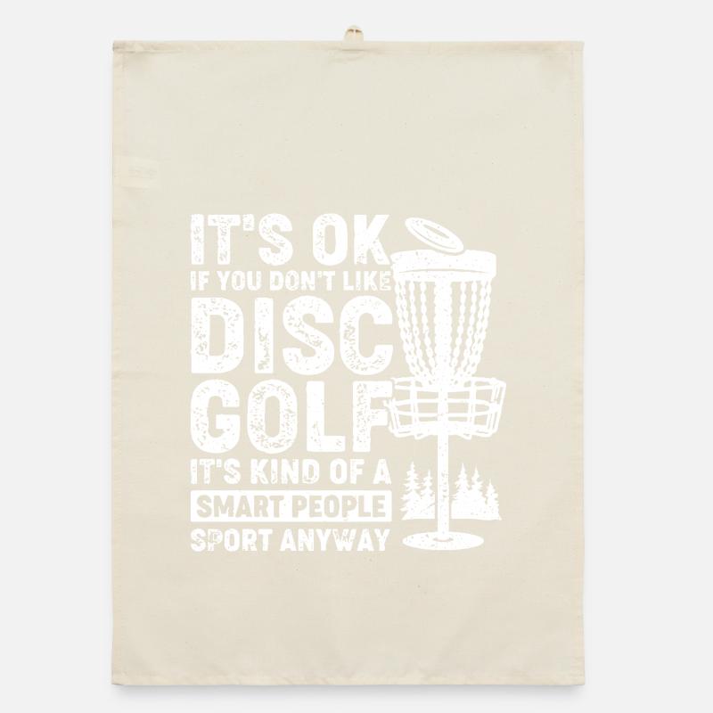 Ce n’est pas grave si tu n’aimes pas le disc golf, c’est gentil Torchon bio