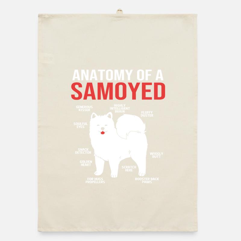 Samoyède Chien Samoyède Torchon bio