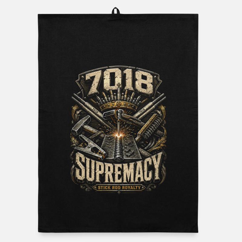 Welder Welding Professional 7018 Organic dish towel