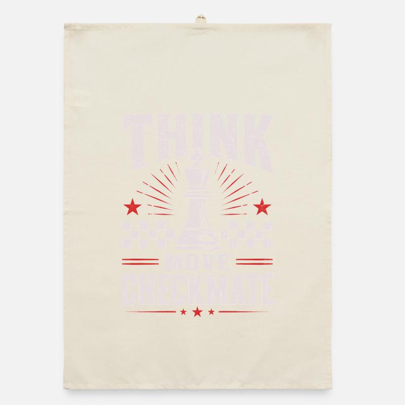 Chess Checkmate Think Move Shirt Organic dish towel
