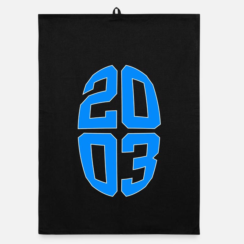 23 ANS 2003 23E ANNIVERSAIRE Torchon bio