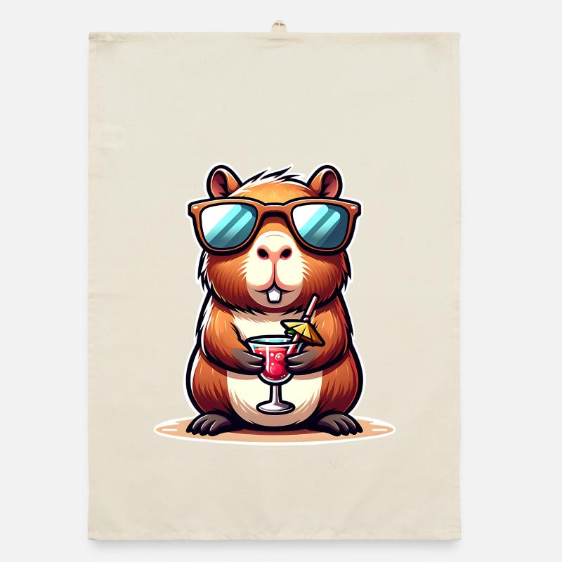 Capybara Cocktail Torchon bio