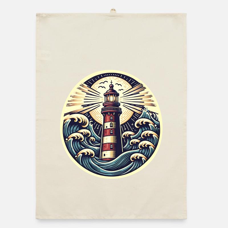lighthouse Organic dish towel