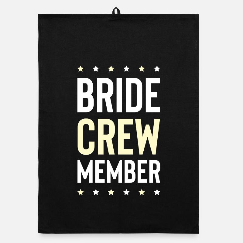 Bride Crew Organic Geschirrtuch