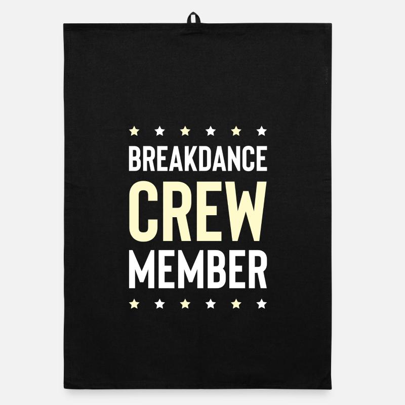 Breakdance Crew Organic Geschirrtuch