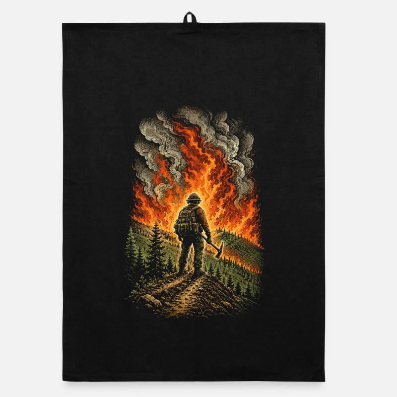 Fire brigade fire brigade groups Organic dish towel