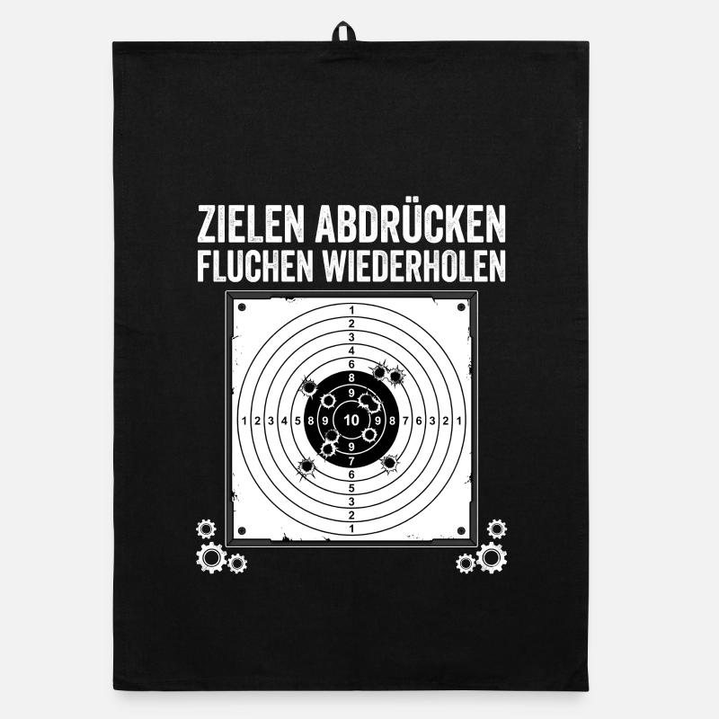 Aim, Pull the Trigger, Curse, Repeat Organic dish towel
