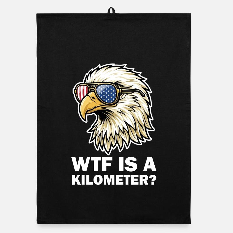 American Eagle Flag Schutzbrille Organic Geschirrtuch