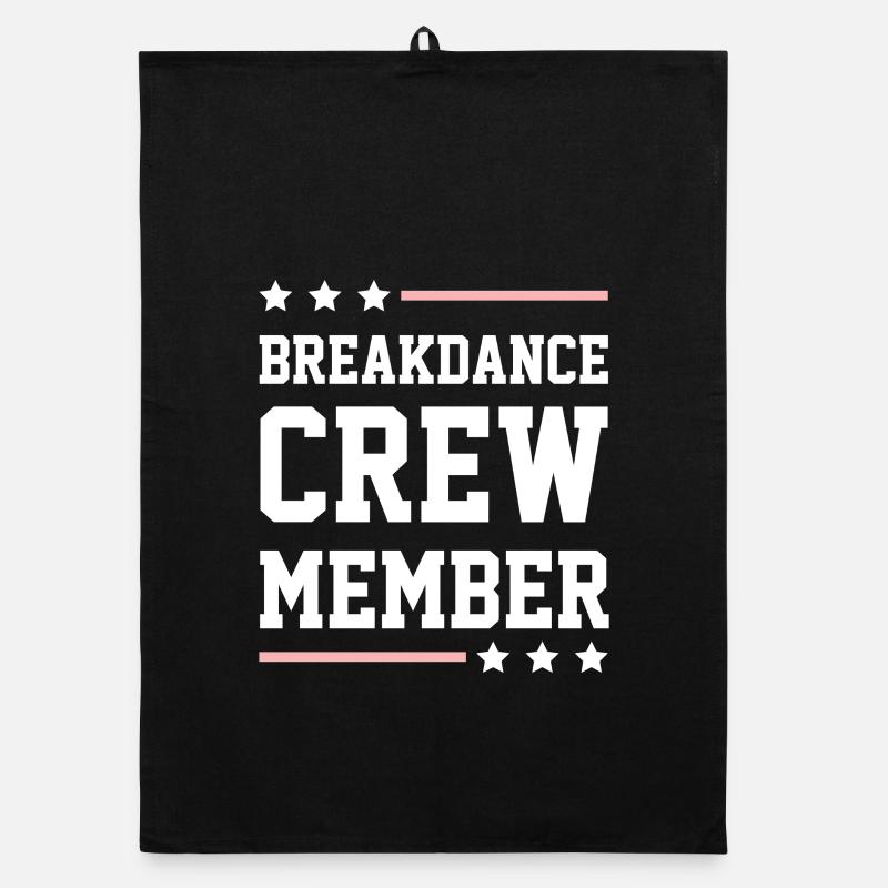 Breakdance Crew Organic Geschirrtuch