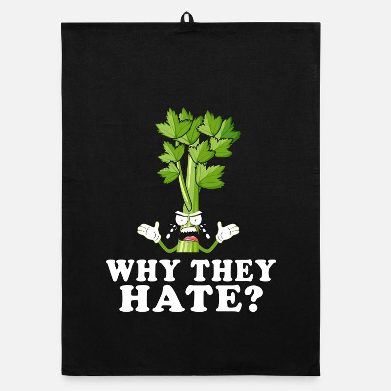 Celery Rage: Warum hassen sie? Organic Geschirrtuch