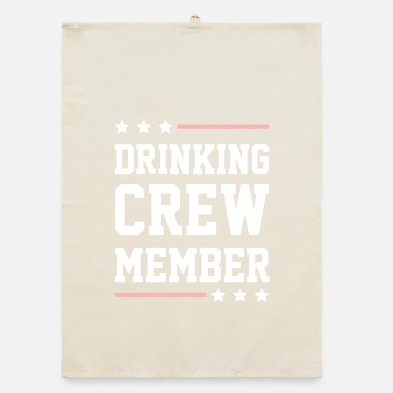 Drinking Crew Organic dish towel