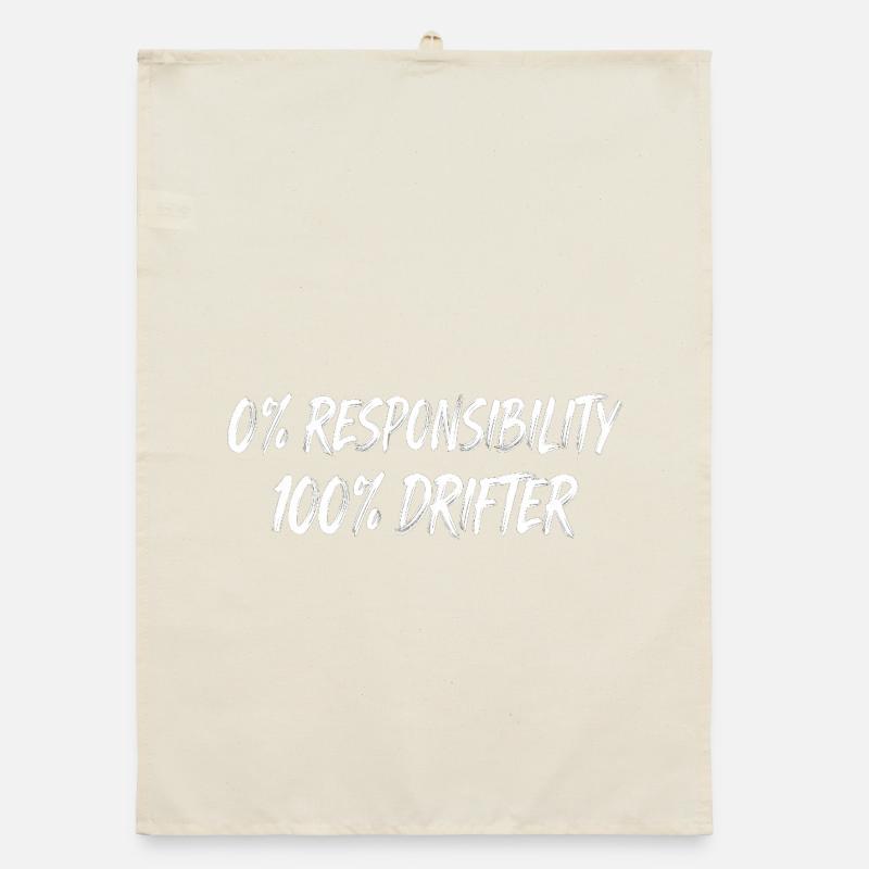 0% Responsibility 100% Drifter Organic dish towel