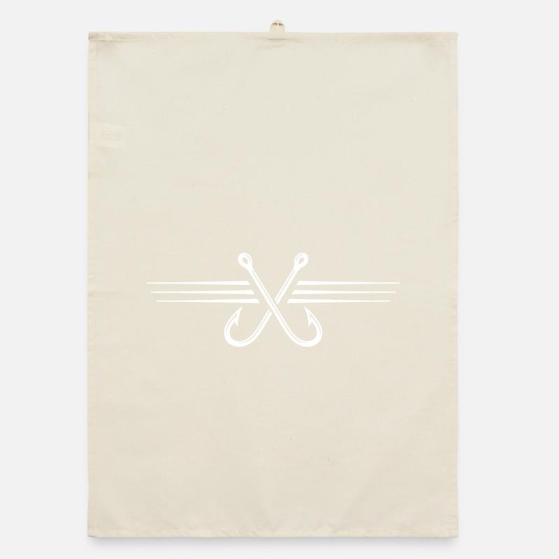 Fish hook icon Organic dish towel