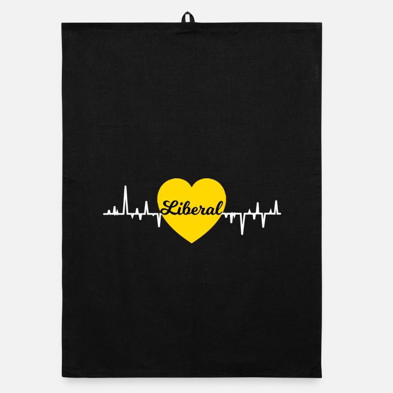 Liberal Heart Organic dish towel
