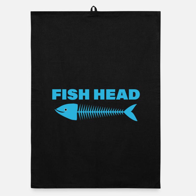 FISH HEAD Organic dish towel