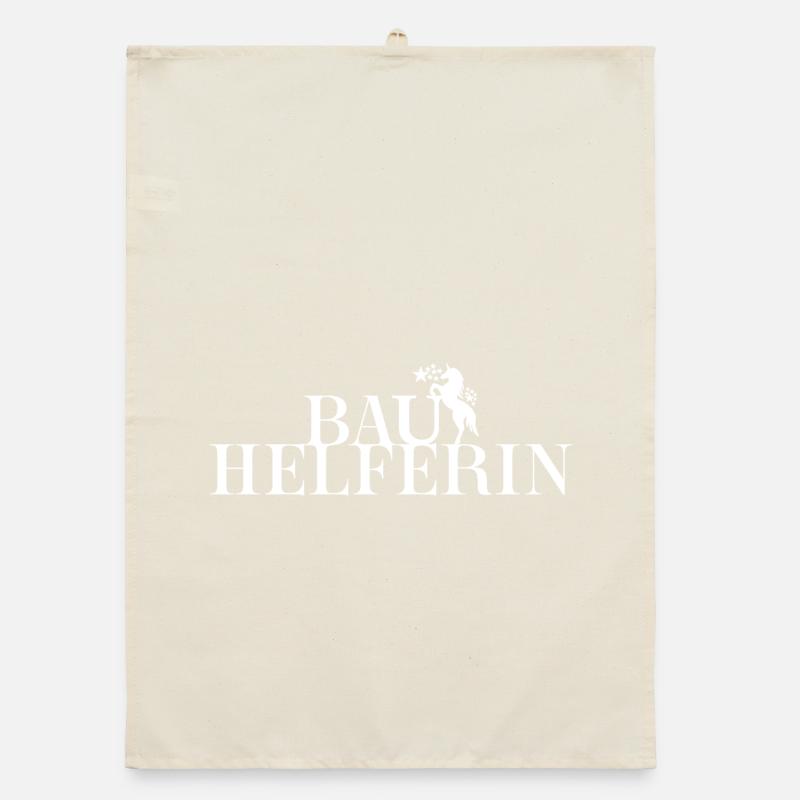 Assistant en construction Cérémonie de clôture Constructeur de maison Propriétaire Torchon bio