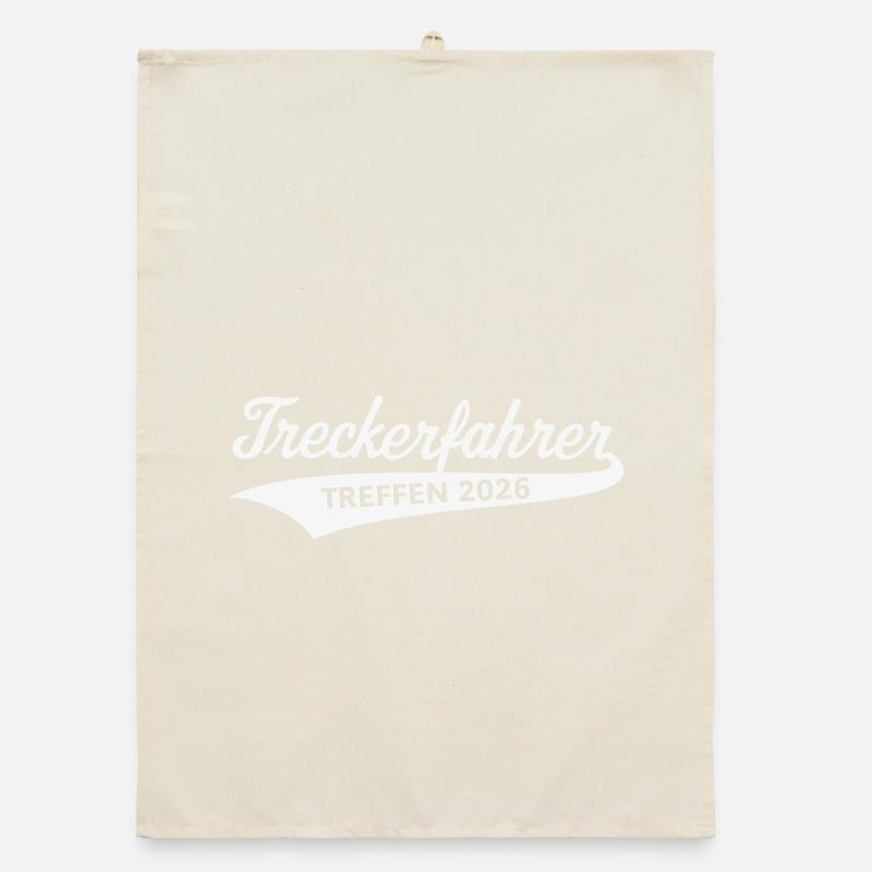 Treckerfahrer – Treffen 2026 (Trecker Traktor / W) Organic Geschirrtuch