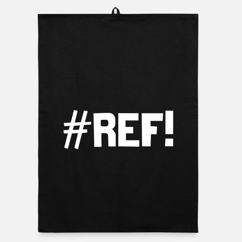 #REF ! - Torchon bio - noir
