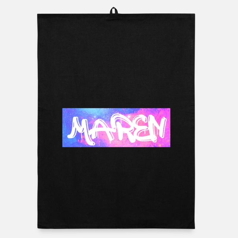 Maren Name Gift Gift Idea Galaxy Organic dish towel