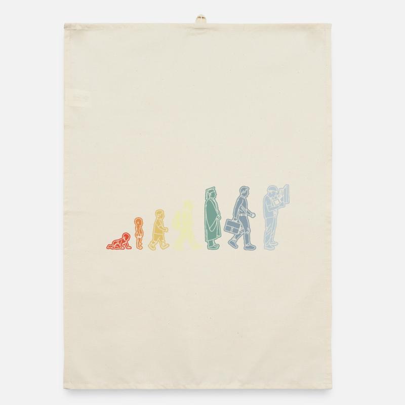 Electrician Life Cycle Organic dish towel