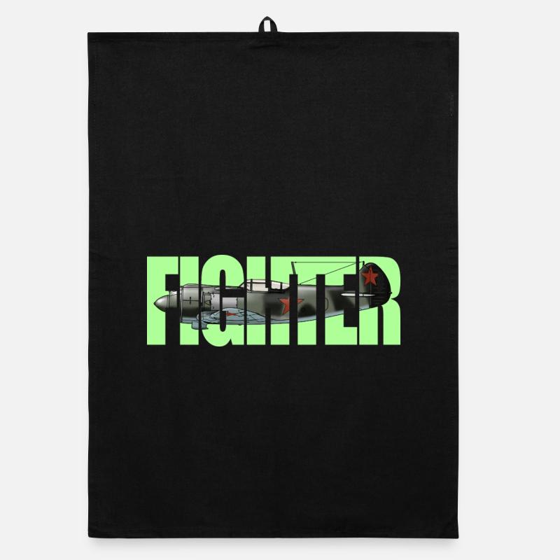 Fighter La-5 Organic Geschirrtuch