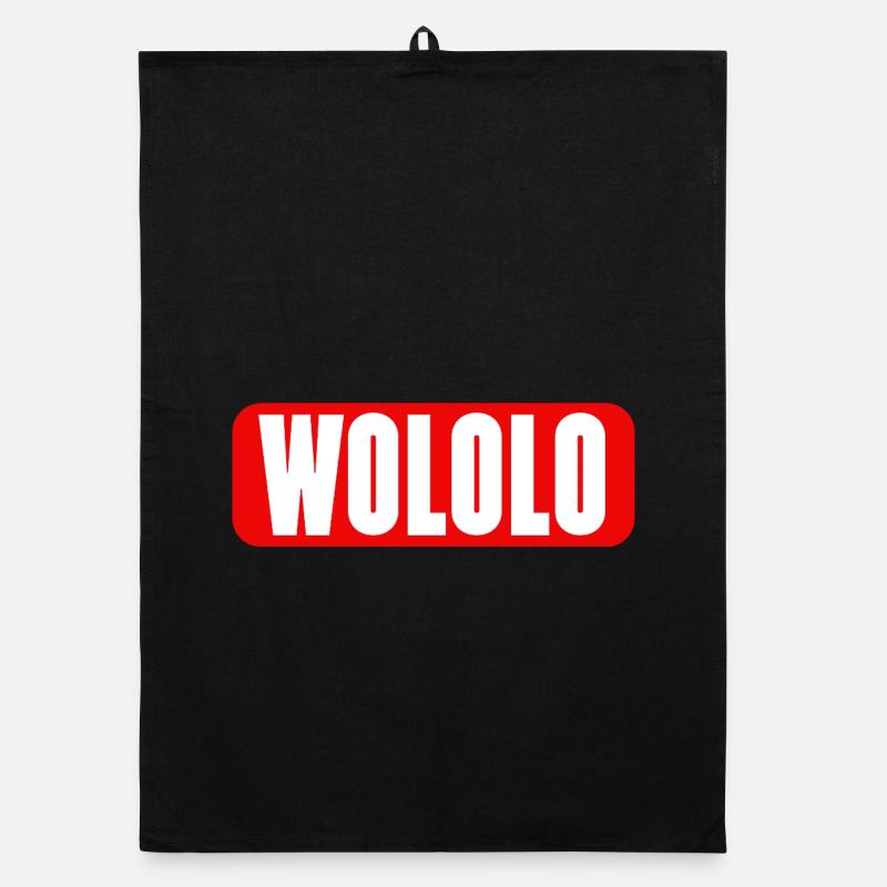 Wololo - 1a - Mobii_3 Edition - Red&White Organic dish towel