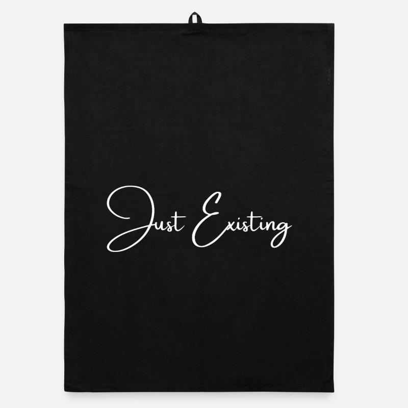 Just Existing | Greysoul Thoughts Organic Geschirrtuch