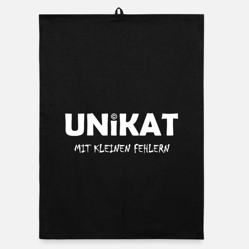 Unikat mit kleinen Fehlern - Organic Geschirrtuch - Schwarz