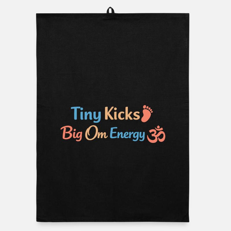 Mère enceinte de yoga prénatal Torchon bio