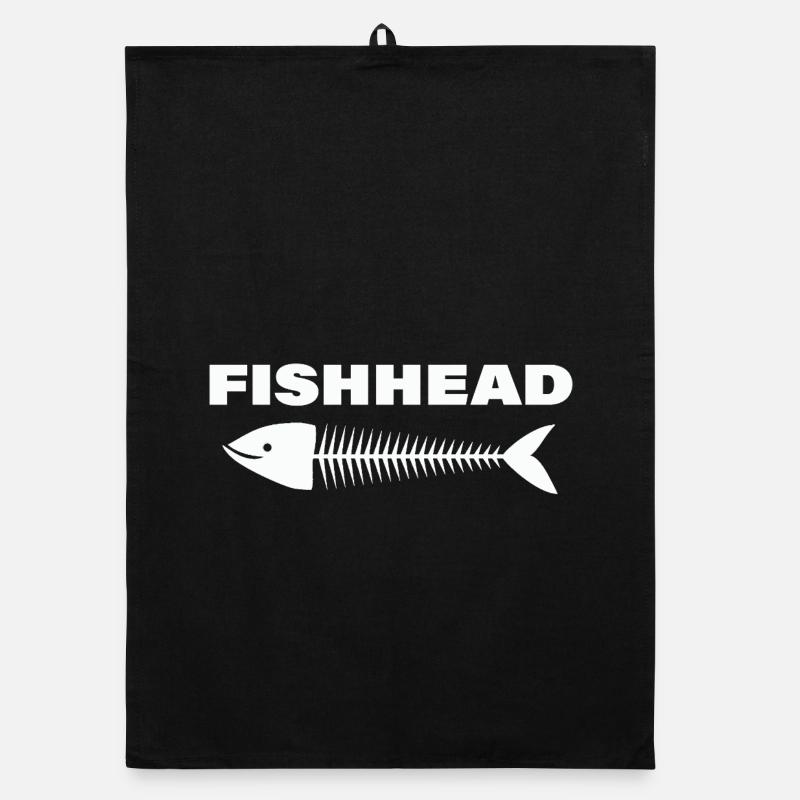 FISHHEAD2 Organic dish towel