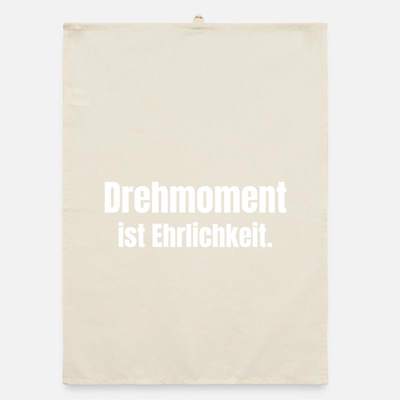 Drehmoment ist Ehrlichkeit. Organic Geschirrtuch