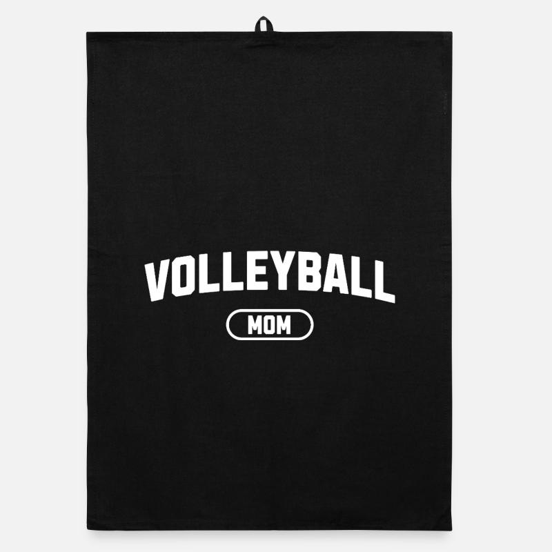 Maman volley-ball Torchon bio