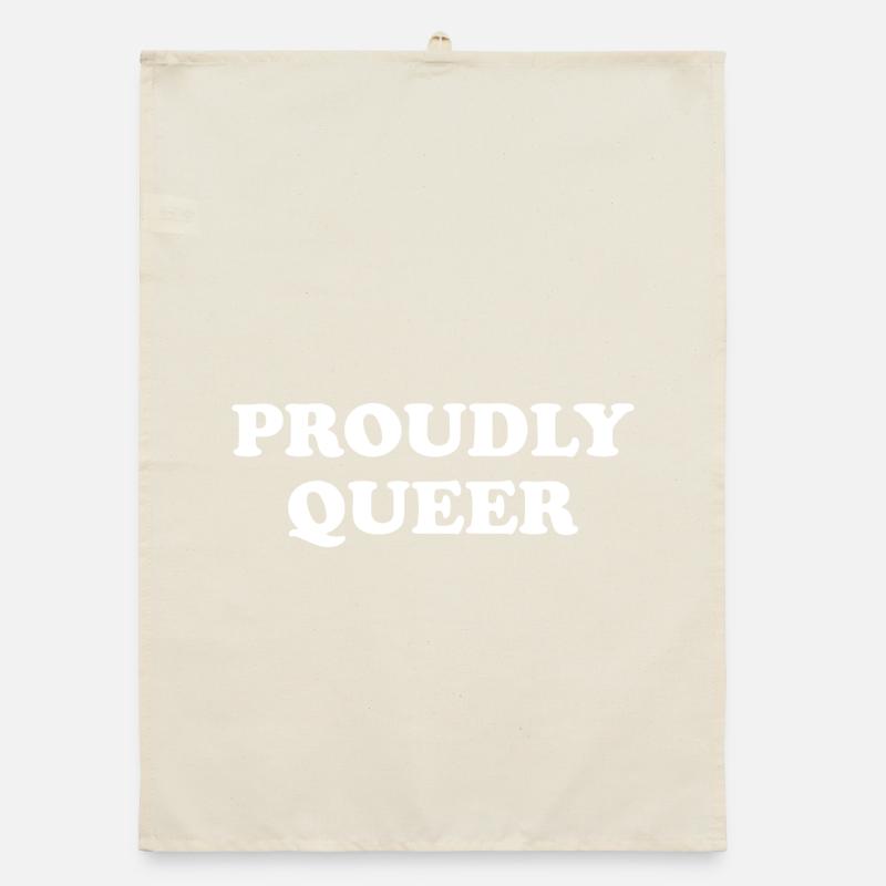 Fièrement queer Torchon bio