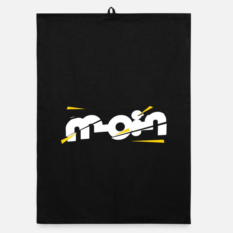 Moin - Organic Geschirrtuch - Schwarz