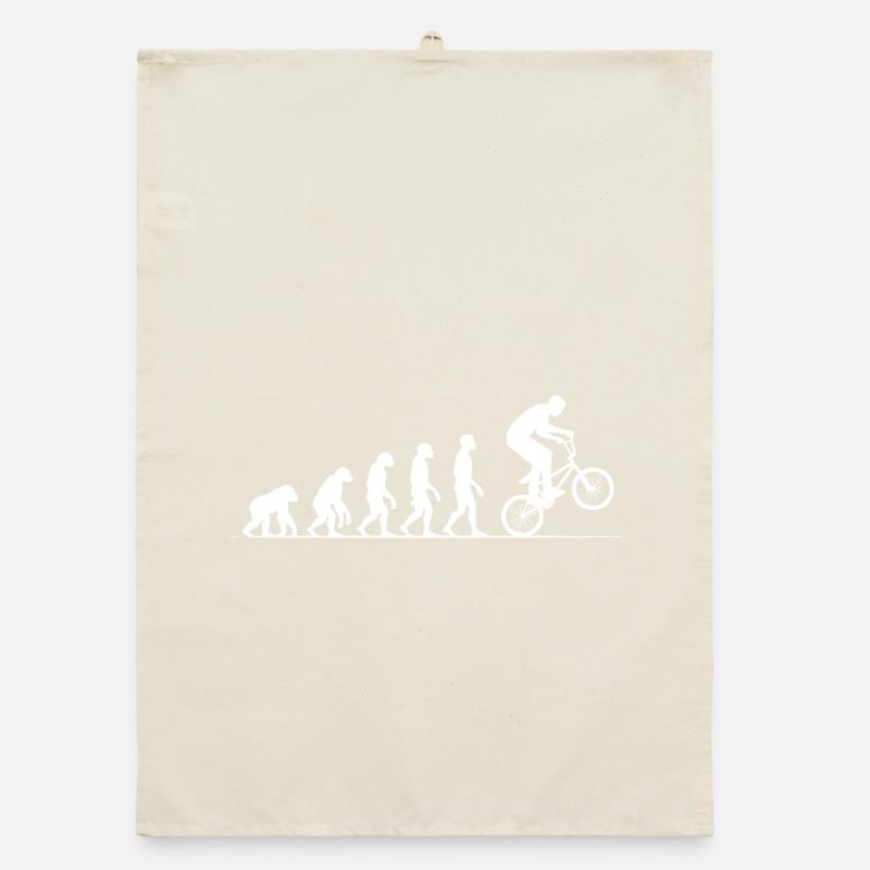 Motif du T-shirt Evolution BMX Torchon bio